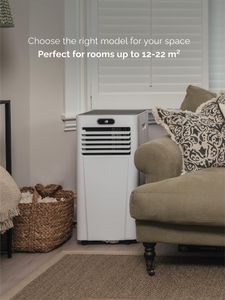 Meaco MeacoCool Pro 14,000 BTU Portable Air Conditioner – Wi-Fi, Low Noise, Window Kit