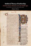 Medieval Theory of Authorship: Scholastic Literary Attitudes in the Later Middle Ages by Minnis, Alastair (August 1, 2009) Paperback