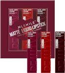 Matte Liquid Lipstick for Women, 3 Colors Matte Lipstick Set Non-Stick Cup Not Fade Waterproof Long Lasting Lip Color Gift lipstick sets for Girl (Set-B)