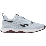 Reebok Training Core Footwear Women's Nanoflex Tr 2 Shoes Feel Good Blue F23-R/Core Black/Ftwr White, Size 10