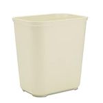 Rubbermaid Commercial Products FG254300BEIG Wastebasket, 28 Quart, UL