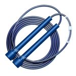 Boldfit PVC X Mumbai Indians (Mi) Skipping Rope For Men And Women Jumping Rope With Adjustable Height Speed Skipping Rope For Kids, Women, Girls Rassi Jumping Men For Exercise, Gym Jump Rope - Blue