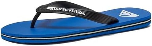 Quiksilver Boys’ Molokai Youth Beach & Pool Shoes, Blue (Black/Blue/Black Xkbk), 2 UK