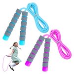 Skipping Rope for Kids 2 Piece Adjustable Child Skipping Rope Kids Skipping Rope Skipping Rope Kids Kids Skipping Ropes Age 5-9 Year for Boys And Girls To Exercise (2.6m)