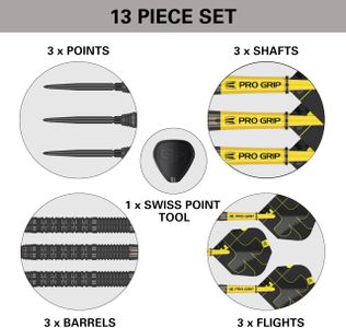 Target Bolide Void 90% Tungsten Darts, 23g – Precision Steel Tip