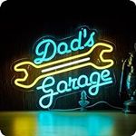 Garage Neon Sign for Wall Decor Dad