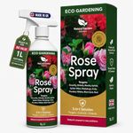Rose Spray Aphids and Black Spot Treatment | Insecticide and Fungicide Spray | Bug Killer for Roses Flowers and Shrubs | Disease Control | Pest Protection Spray 1L