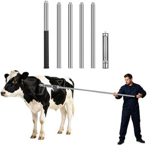 50ML Livestock Long Pole Syringe, Long Arms Cattle Syringes Length Can Be Adjusted Freely 24"40"56"68"87", Suitable for Large Such as Cattle And Horses Pole Syringe for Animals (50ML)