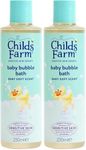 Childs Farm Baby Bedtime Bubble Bath, Baby Soft Scent | Gently Cleanses & Soothes | Suitable for Newborns, Kids & Adults with Sensitive & Dry Skin, 250ml (Pack of 2)