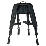 MELOTOUGH Tactical Outdoor H-Harness Duty Belt Suspenders Black (Battle Belt not Included)-XL