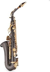 Gear4music Alto Saxophone – Black Gold Finish