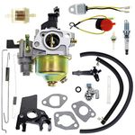 GX160 Carburetor for Honda GX140 GX160 GX200 GX120 5.5HP 6.5HP Honda HS55 Engines with and Spark Plug Replaces 16100-ZE1-825 16100-ZH8-W61