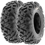 Set of 2 SunF Power.II 145/70-6 (14x6-6) ATV & Go-Kart Mini Bike Tires,6 PR, Tubeless A051