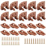 10 Packs Drawer Guide Kit, for Kenlin Rite-Trak II Plastic Drawer Slides Track Guide Replacement Furniture Parts for Center Mount Drawer, Dressers and Nightstand Drawer Systems