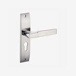 Dorset Zovi Mortise Door Lock | Key & Knob Cylinder Lock | Lockset for Home Main Door/Internal Doors| Ideal Door Thickness- 32-38 mm | 3 Keys, Backset - 50 mm | Silver - Zinc