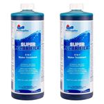 Super Pool Clarifier – 1L Liquid Water Clarifier – Eliminates Cloudiness & Enhances Filtration – Keeps Water Sparkling Clear & Reduces Scum Build-Up - Pool Clarifier Liquid (Pack of 2)