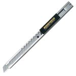 Olfa SVR-2 Slimline Stainless Steel Snap Knife with Pocket Clip, Grey