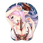 GeRRiT·Ace Mall Granblue Fantasy Horns Kerasu Narumeia Mouse Pads with Silicone Gel Wrist Rest 3D Anime Gaming Mousepads 2Way Skin (A1910)