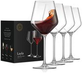 JoyJolt Layla Red Wine Glasses, Set