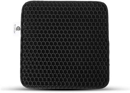 Pet Central Cat Litter Mat – Waterproof and Urine Proof - Double Layer Open Edge Design – Durable and Washable – Soft on Paws – Slip Resistant – Available in different Sizes – Black