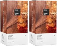 IGK Permanent Color Kit COPPER COLA - Dark Coppery Blonde 7C | Easy Application + Strengthen + Shine | Vegan + Cruelty Free + Ammonia Free | 4.75 Oz (2 Pack)