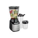 Hamilton Beach Bullet Mixer Grinder,Mixer/Grinder/Blender-Peak Power 650Watts,Blender For Smoothies And Juices/Smoothie Blender,Nutri Blender,Blender For Kitchen,Baby Food Blender,8Pc Set,Black