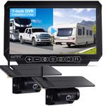 RV-Enthusiast Backup Camera Wireless for Trailer: Traveler RV Backup Camera with 2-Cameras - Install-Free Magnetic RV Camera for Furrion Voyager Series RVs A9