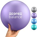 Core Balance Soft Pilates Ball Anti Burst With Inflation Tube Small 23cm / 9 Inch