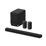 Sony New Launch BRAVIA Theatre BAR 9 Premium Soundbar Home Theatre System for TV with 360 Spatial Sound Mapping, IMAX,Dolby Atmos/DTSx (HT-A9000) with subwoofer SW5 & Rear Speaker SA-RS5-Black