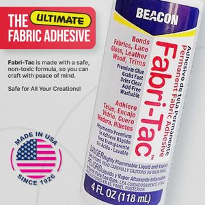 Beacon Fabri-Tac Adhesive Triple Pack – 118ml Fabric Glue