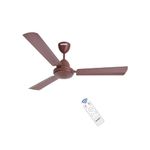 SINOX 12V Dc Bldc Ceiling Fan 32 Watt With Remote Control (Mett Brown, 1200 Mm)