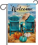 Hzppyz Welcome Fall Sea Pumpkin Gar