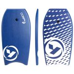 Yello Corp Bodyboards 33’’/37’’/42’’ with Adjustable Wrist Leash for Kids and Adults, Lightweight Bodyboard with XPE Deck, Crescent Tail and EPS Core, Multiple Colours and Sizes