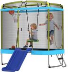 Qaba 70" x 47" Trampoline for Kids,