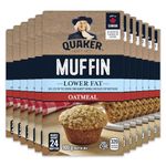 Quaker Oatmeal Low-Fat Muffin Mix, Multi-Pack, 900g (Pack of 12)