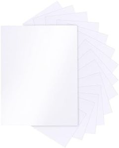 Silunkia 120 Sheets White Shimmer Cardstock 8.5 x 11 Heavyweight Paper, 250gsm/92lb Thick Card Stock Printer Paper for Making Cards, Greeting Cards, Paper Crafts, Wedding Invitations, Menus