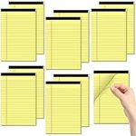 Small Legal Pads 5x8 Yellow 10 Pack