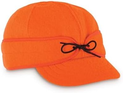 Stormy Kromer The Original Cap, Blaze Orange, Size 6 7/8