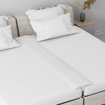 Bed Bridge Twin to King Bed Converter | Split King Gap Filler for Adjustable Bed | Combine Twin Beds to King | Mattress Connector for Bed | Non-Slip | Washable Cover | 75"X11.5" Extra Wide