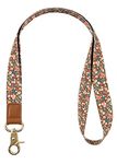 INNObeta Keychain Key Lanyard for Women Men, Necklace Lanyards for Card Badge Holder- Dark Flower