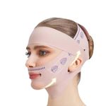 MAYCREATE® Double Chin Reducer V Line Face Lifting Mask, Jaw Line Shaper Lift Mask, Face Toning Belts, Anti-wrinkle Lifting & Firming Compression Strap for Sleeping Skin Tightening Belt