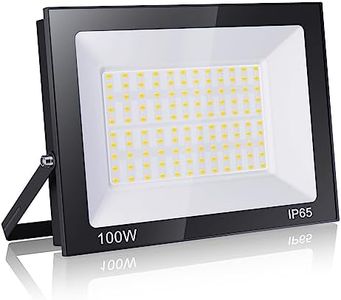 Paideste 100W Foco LED Exterior, 10000 Lúmen Proyector LED Exterior, Luces Blanco frío 6000K Iluminación Led Floodlight, Impermeable IP65 Luz de Seguridad para Jardín, Garaje, Balcón, Césped