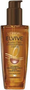 L'Oréal Paris Aceite Tratamiento Sublimador Para El Cabello, Para Todo Tipo de Pelos, Elvive Aceite Extraordinario de Jojoba, 100 ml