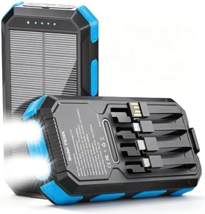 Solar Charger Power Bank 20000mAh, PD 22.5W Fast Charging Portable Charger