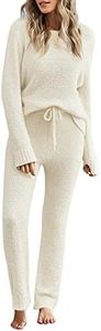 Luvamia Fuzzy Fleece Two Piece Lounge Set Womens