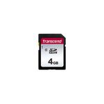 Transcend 4GB SDHC 300S Memory Card UHS- I, C10, U3, V30, 4K, Full HD, Up to 95/40 MB/s (Ideal for Digital Cameras) TS4GSDC300S