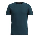 Smartwool Men's Merino Wool Short Sleeve Tee (Slim Fit), Twilight Blue, S