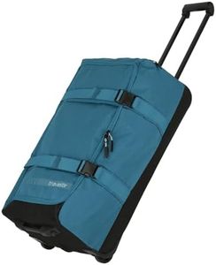 Travelite Trolley Reisetasche mit Rollen mittelgroß, Kick Off, praktische Rollenreisetasche für Urlaub und Sport, 68 cm, 65 Liter
