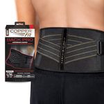 Copper Fit Pro Back Support, Black with Copper Trim, Small/Medium