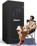 WISIMMALL Portable Sauna for Home, Sauna Box, Portable Steam Sauna with 3L 1400w Steamer, Remote Control, Folding Chair and Mat, Home Sauna, 5.9’ X 2.6’ X 2.6’ Steam Sauna for Home Spa Indoor